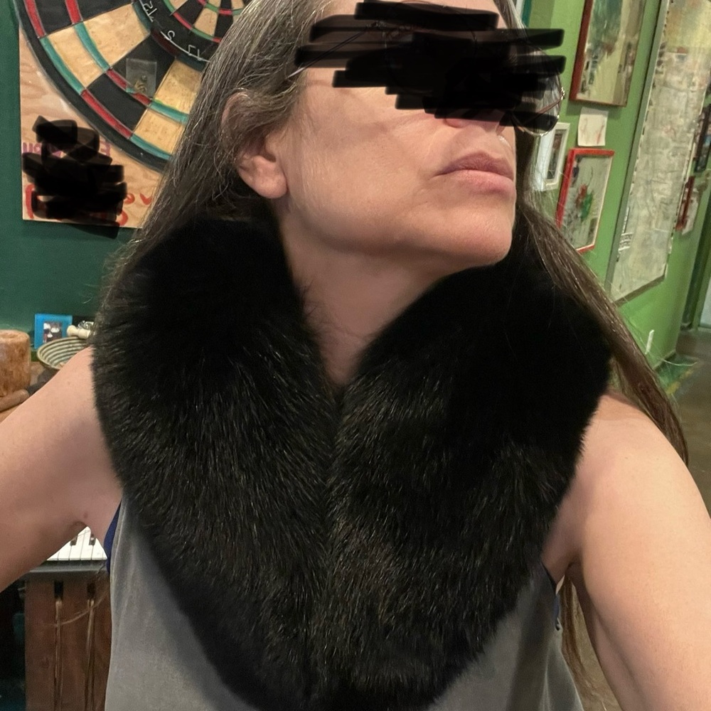 Mink neck scarf by Rolf Schulte